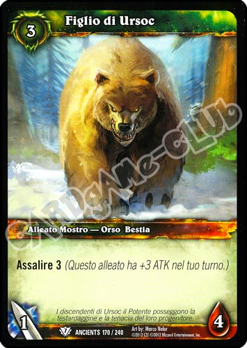 Figlio di Ursoc comune (IT) -NEAR MINT-