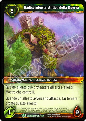 Radicerobusta, Antico della Guerra non comune (IT) -NEAR MINT-