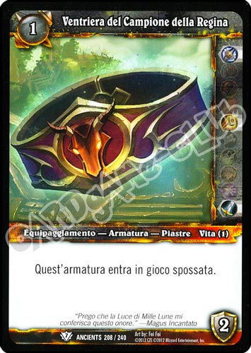 Ventriera del Campione della Regina comune (IT) -NEAR MINT-