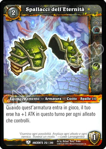 Spallacci dell'Eternita' comune (IT) -NEAR MINT-