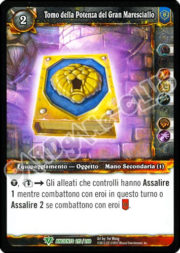 Tomo della Potenza del Gran Maresciallo non comune (IT) -NEAR MINT-