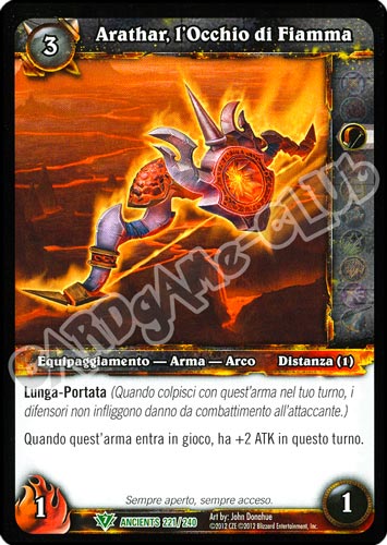 Arathar, l'Occhio di Fiamma non comune (IT) -NEAR MINT-