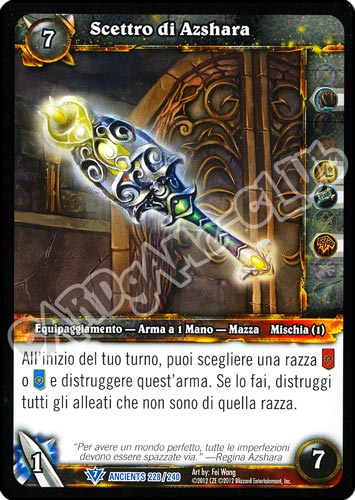 Scettro di Azshara rara (IT) -NEAR MINT-