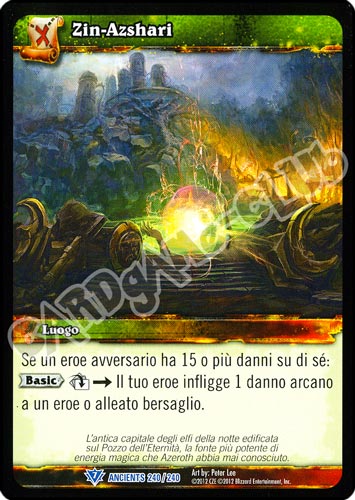 Zin-Azshari rara (IT) -NEAR MINT-