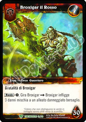 Broxigar il Rosso non comune (IT) -NEAR MINT-