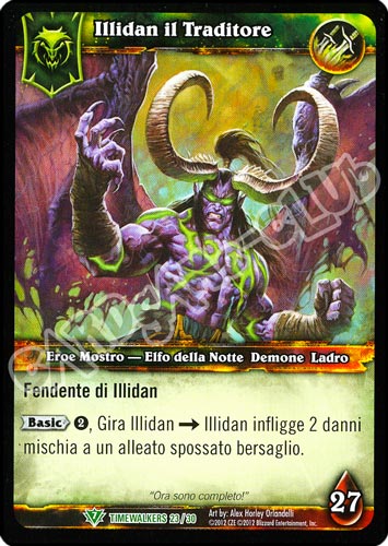 Illidan il Traditore non comune (IT) -NEAR MINT-