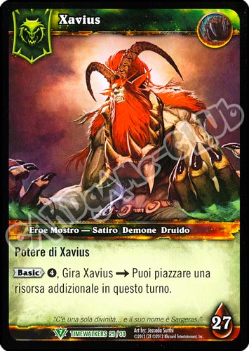 Xavius non comune (IT) -NEAR MINT-