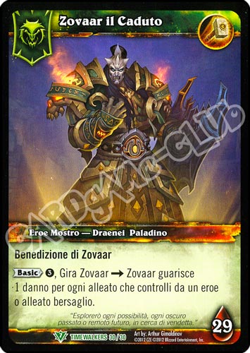 Zovaar il Caduto non comune (IT) -NEAR MINT-