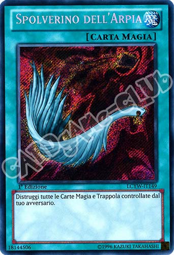 LCYW-IT149 Spolverino dell'Arpia rara segreta 1a Edizione (IT) -NEAR MINT-