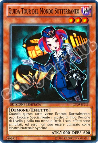 CT09-IT013 Guida Tour del Mondo Sotterraneo super rara Edizione Limitata (IT) -NEAR MINT-