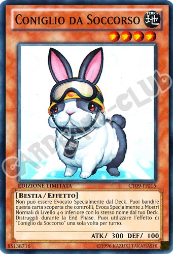 CT09-IT015 Coniglio da Soccorso super rara Edizione Limitata (IT) -GOOD-