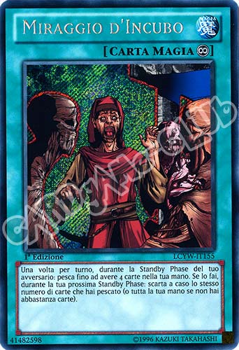 LCYW-IT155 Miraggio d'Incubo rara segreta 1a Edizione (IT) -NEAR MINT-
