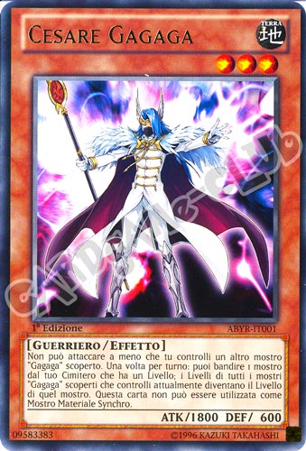 ABYR-IT001 Cesare Gagaga rara 1a Edizione (IT)  -GOOD-