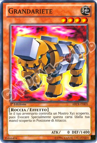 ABYR-IT005 Grandariete comune 1a Edizione (IT) -NEAR MINT-