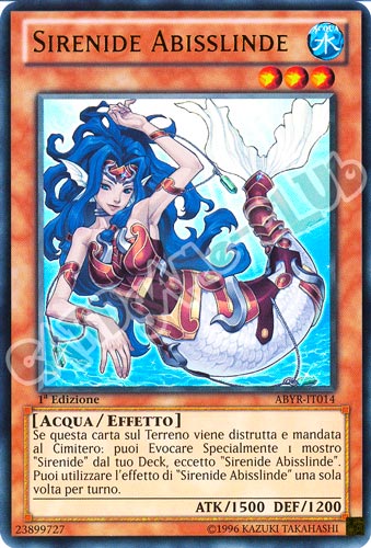 ABYR-IT014 Sirenide Abisslinde ultra rara 1a Edizione (IT) -NEAR MINT-