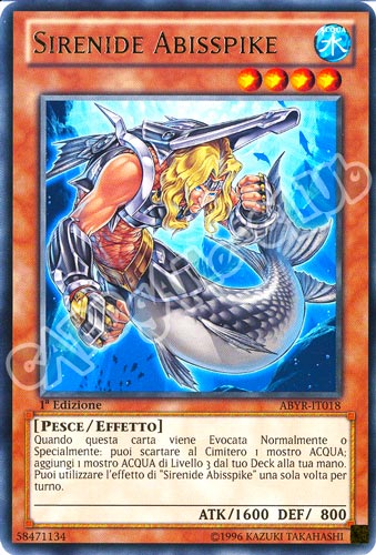 ABYR-IT018 Sirenide Abisspike rara 1a Edizione (IT) -NEAR MINT-