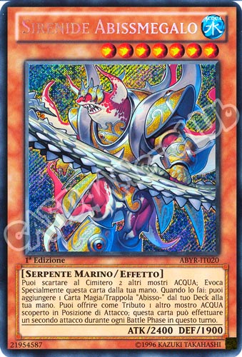 ABYR-IT020 Sirenide Abissmegalo rara segreta 1a Edizione (IT)  -GOOD-