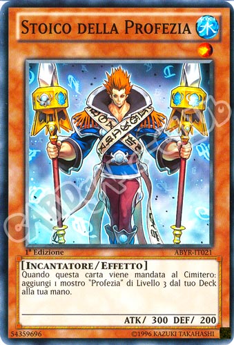 ABYR-IT021 Stoico della Profezia comune 1a Edizione (IT) -NEAR MINT-