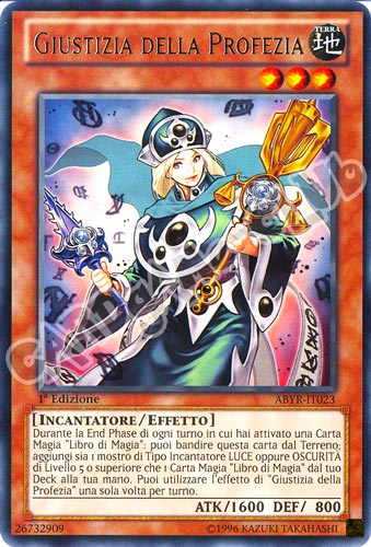 ABYR-IT023 Giustizia della Profezia rara 1a Edizione (IT)  -PLAYED-