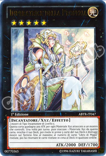 ABYR-IT047 Imperatrice della Profezia ultra rara 1a Edizione (IT) -NEAR MINT-