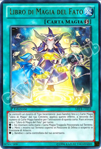ABYR-IT059 Libro di Magia del Fato ultra rara 1a Edizione (IT) -NEAR MINT-
