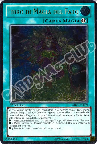 ABYR-IT059 Libro di Magia del Fato rara ultimate 1a Edizione (IT) -NEAR MINT-