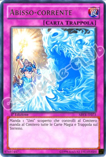 ABYR-IT073 Abisso-Corrente rara 1a Edizione (IT) -NEAR MINT-