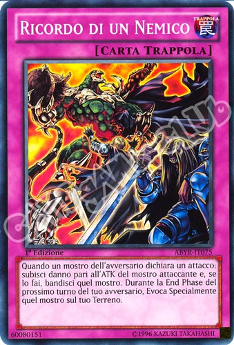 ABYR-IT075 Ricordo di un Nemico super rara 1a Edizione (IT) -GOOD-