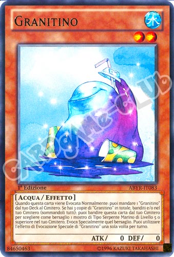 ABYR-IT083 Granitino rara 1a Edizione (IT)  -GOOD-