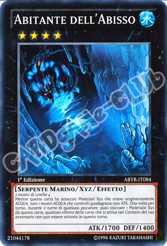 ABYR-IT084 Abitante dell'Abisso super rara 1a Edizione (IT) -NEAR MINT-