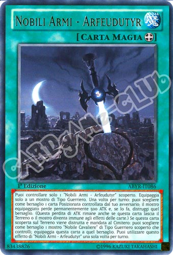 ABYR-IT086 Nobili Armi - Arfeudutyr rara 1a Edizione (IT) -GOOD-