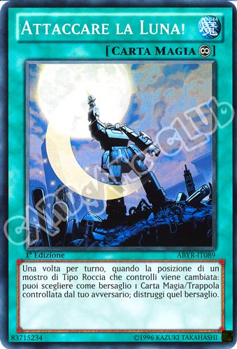 ABYR-IT089 Attaccare la Luna! super rara 1a Edizione (IT) -GOOD-