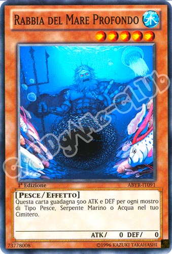 ABYR-IT091 Rabbia del Mare Profondo comune 1a Edizione (IT)  -GOOD-