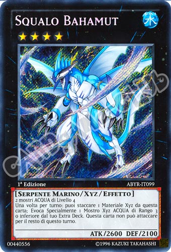 ABYR-IT099 Squalo Bahamut rara segreta 1a Edizione (IT) -NEAR MINT-