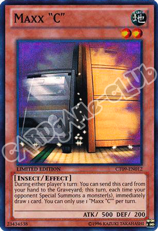 CT09-EN012 Maxx "C" super rara Limited Edition (EN) -NEAR MINT-