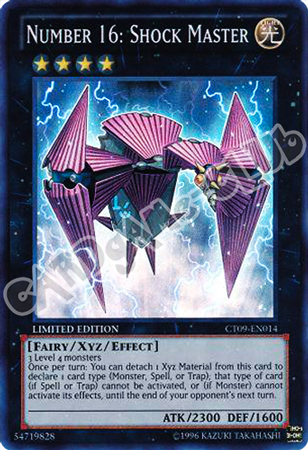 CT09-EN014 Number 16: Shock Master super rara Limited Edition (EN) -NEAR MINT-