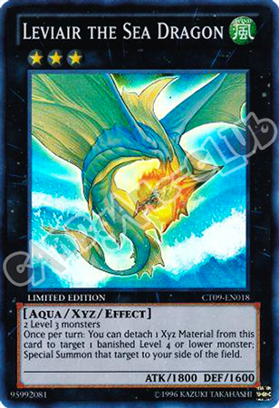 CT09-EN018 Leviair the Sea Dragon super rara Limited Edition (EN) -NEAR MINT-