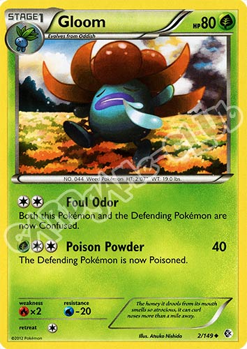 002 / 149 Gloom non comune (EN) -NEAR MINT-