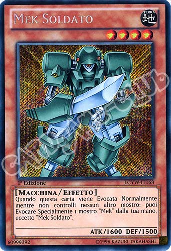 LCYW-IT168 Mek Soldato rara segreta 1a Edizione (IT) -NEAR MINT-