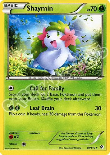 010 / 149 Shaymin rara (EN) -NEAR MINT-
