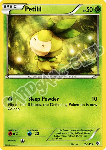 016 / 149 Petilil non comune (EN) -NEAR MINT-