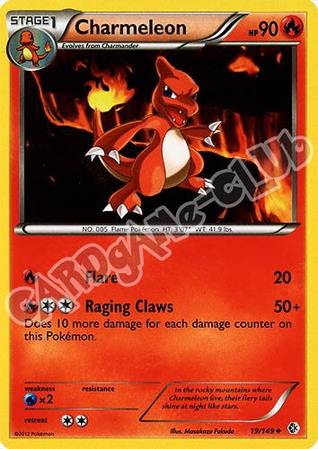 019 / 149 Charmeleon non comune (EN) -NEAR MINT-