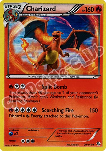 020 / 149 Charizard rara foil (EN) -NEAR MINT-