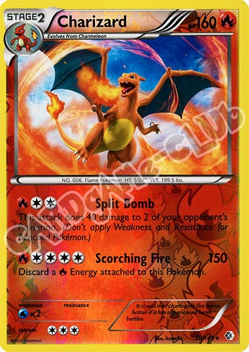 020 / 149 Charizard rara foil reverse (EN) -NEAR MINT-