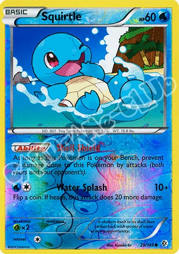 029 / 149 Squirtle comune foil reverse (EN) -NEAR MINT-