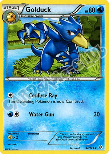 034 / 149 Golduck non comune (EN) -NEAR MINT-