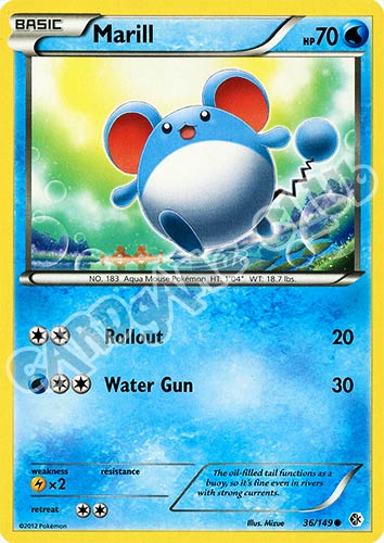036 / 149 Marill comune (EN) -NEAR MINT-