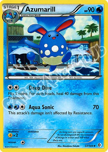 037 / 149 Azumarill non comune (EN) -NEAR MINT-
