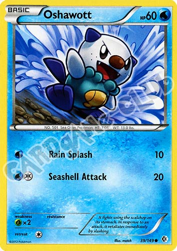 039 / 149 Oshawott comune (EN) -NEAR MINT-