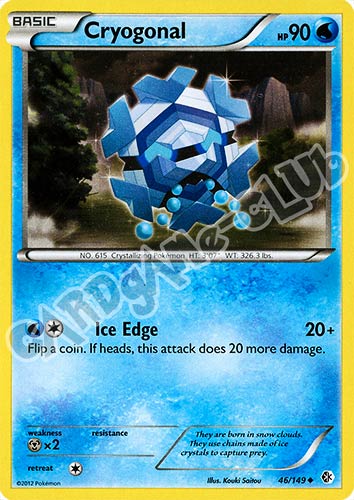 046 / 149 Crygonal non comune (EN) -NEAR MINT-